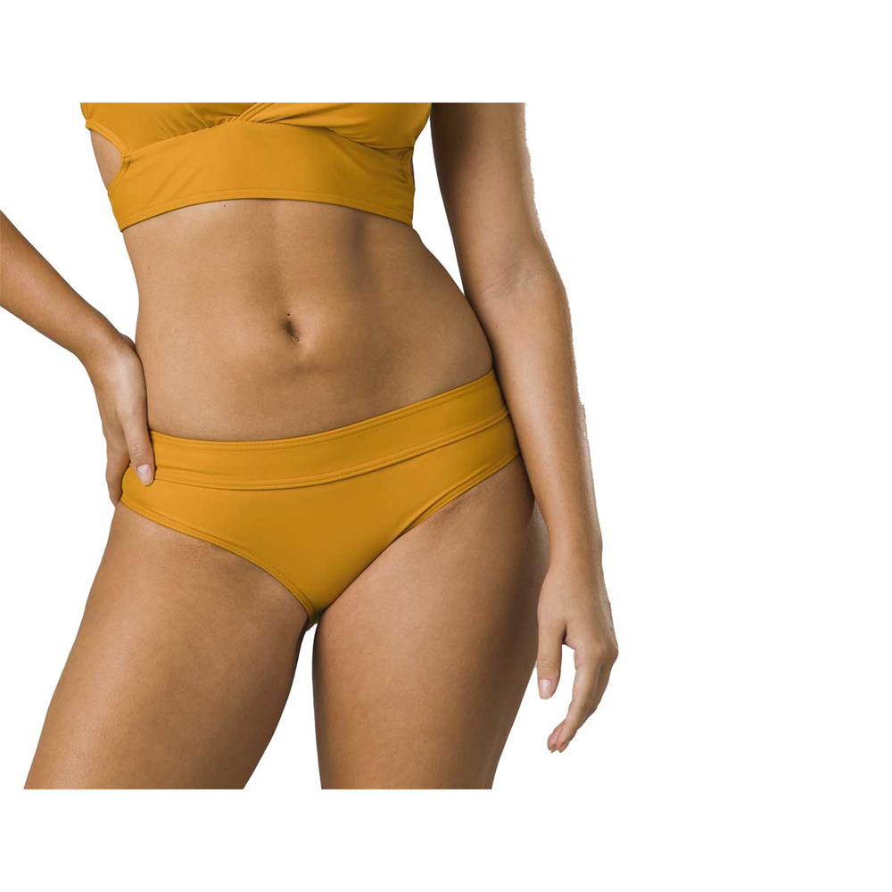 PrAna Women's XS Deep Solstice Ramba Swim Banded Swimwear Bikini Bottom R1-21